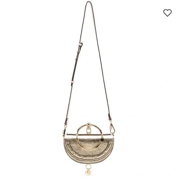 Chloe small Nile metallic leather minaudiere - Picture 9 of 10